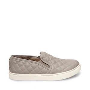 Steve Madden Brown Ecentrcq Quilted Slip-on Sneakers Women's Size 8